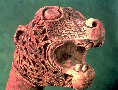 Figurehead from the Oseberg Ship, c.800 AD by Viking